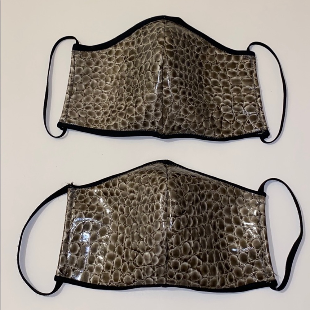 Snake skin Print face mask